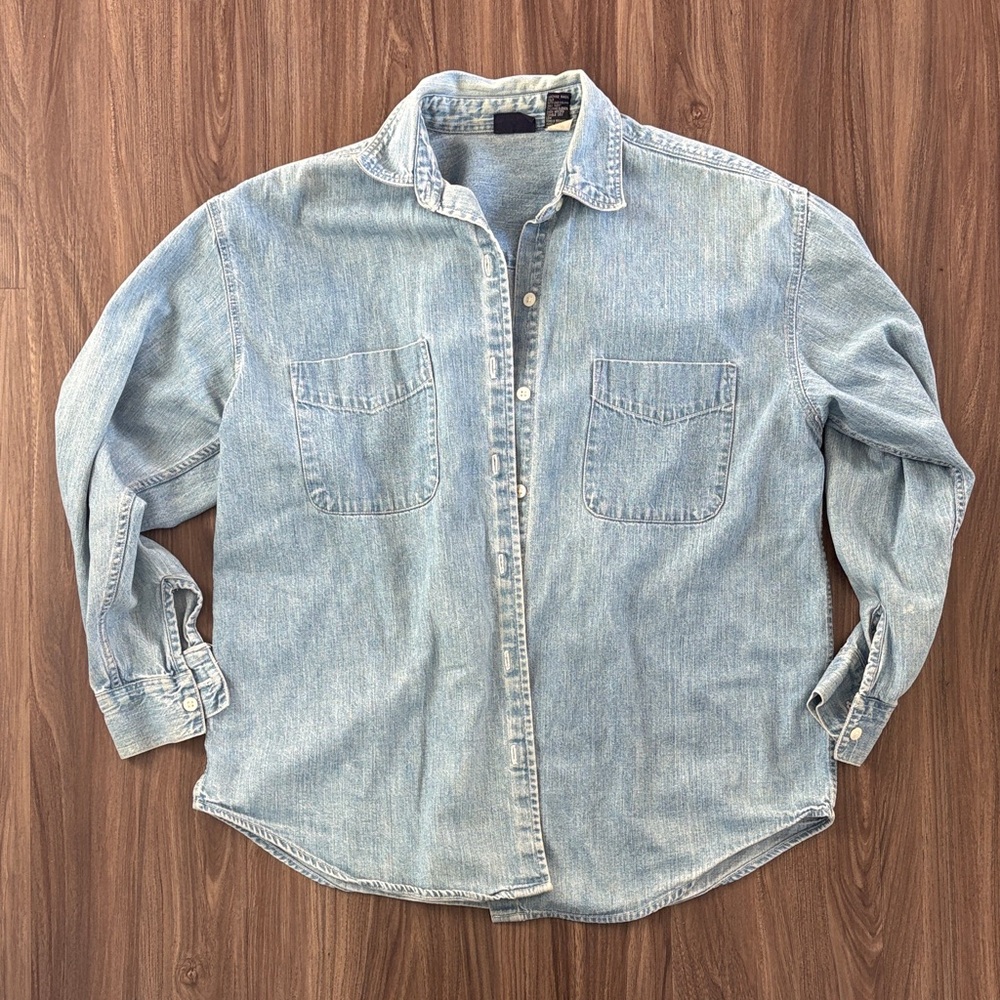 GAP Light Blue Denim Men's Shirt